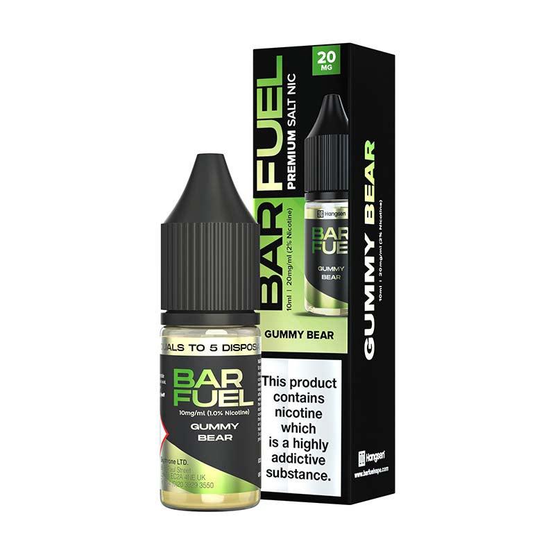 Bar Fuel New Packaging Nic Salt 20mg - Gummy Bear 20mg 10ml Nic Salt Bar Fuel