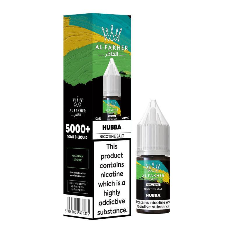 Al Fakher 5000+ 20mg Nic Salt - Hubba 20mg 10ml Nic Salt Al Fakher