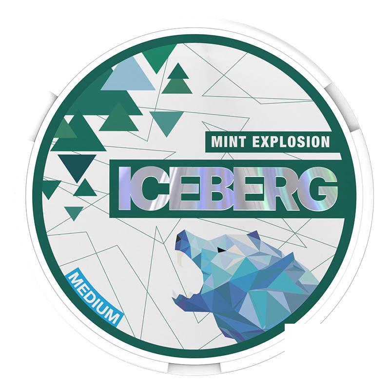 Iceberg Medium 20mg Nicotine Pouches - Mint Explosion 20mg Nicotine Pouches Iceberg