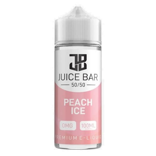 Juice Bar Shortfill 100ml E-Liquid - Peach Ice E-Liquid Juice Bar