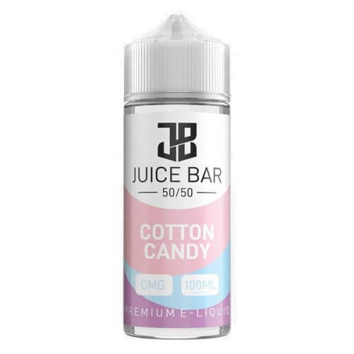 Juice Bar Shortfill 100ml E-Liquid - Cotton Candy E-Liquid Juice Bar