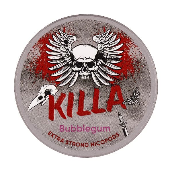 Killa Nicotine Pouches - Bubblegum 16.5 MG Nicotine Pouches Killa