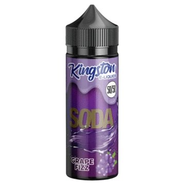 Kingston 50/50 Soda 120ML Shortfill - Grape Fizz E-Liquid Kingston