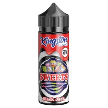 Kingston 50/50 Sweets 120ML Shortfill - Black Jack E-Liquid Kingston Black Jack