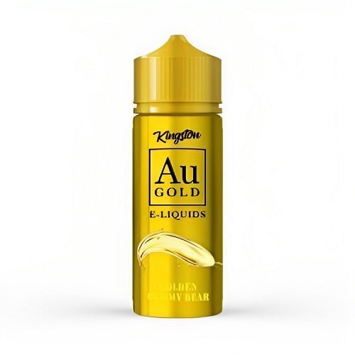 Kingston AU Gold Shortfill 120ml E-liquid - Golden Gummy Bear E-Liquid Kingston