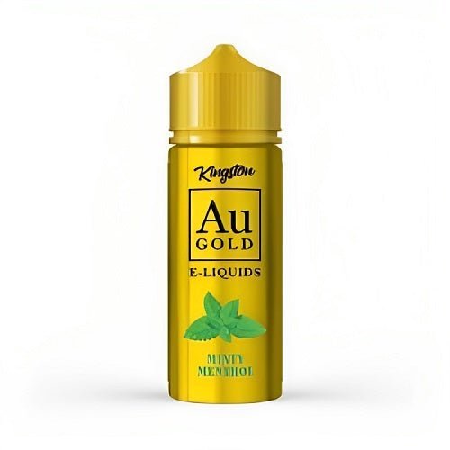 Kingston AU Gold Shortfill 120ml E-liquid - Minty Menthol E-Liquid Kingston