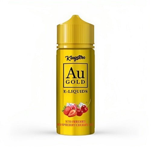 Kingston AU Gold Shortfill 120ml E-liquid - Strawberry Raspberry Cherry Ice E-Liquid Kingston