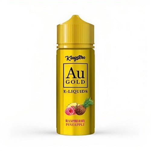 Kingston AU Gold Shortfill 120ml E-liquid - Raspberry Pineapple E-Liquid Kingston