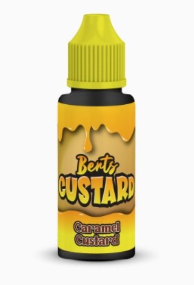 Kingston Berts Custard 120ML Shortfill - Caramel Custard E-Liquid Kingston