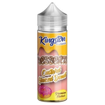 Kingston Desserts 120ML Shortfill - Custard Glazed Donut E-Liquid Kingston