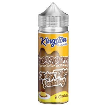 Kingston Desserts 120ML Shortfill - Sticky Toffee Pudding E-Liquid Kingston