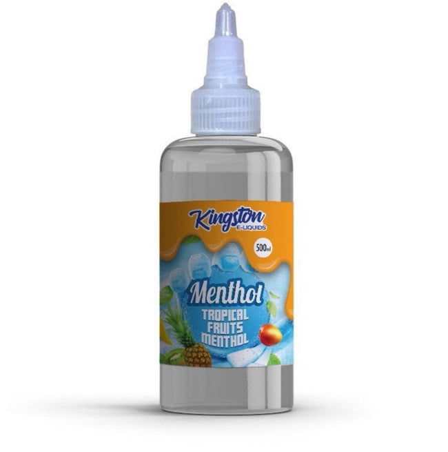 Kingston E-liquids Menthol 500ml Shortfill - Tropical Fruits Menthol E-Liquid Kingston