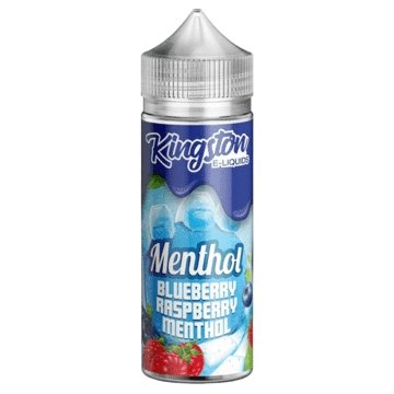 Kingston Menthol 120ML Shortfill - Blueberry Raspberry Menthol E-Liquid Kingston