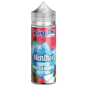 Kingston Menthol 120ML Shortfill - Tropical Fruits and Berries Menthol E-Liquid Kingston