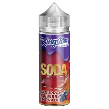 Kingston Soda 120ML Shortfill - Blackcurrant Raspberry Lemonade E-Liquid Kingston