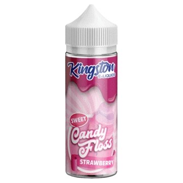 Kingston Sweet Candy Floss 120ML Shortfill - Strawberry E-Liquid Kingston