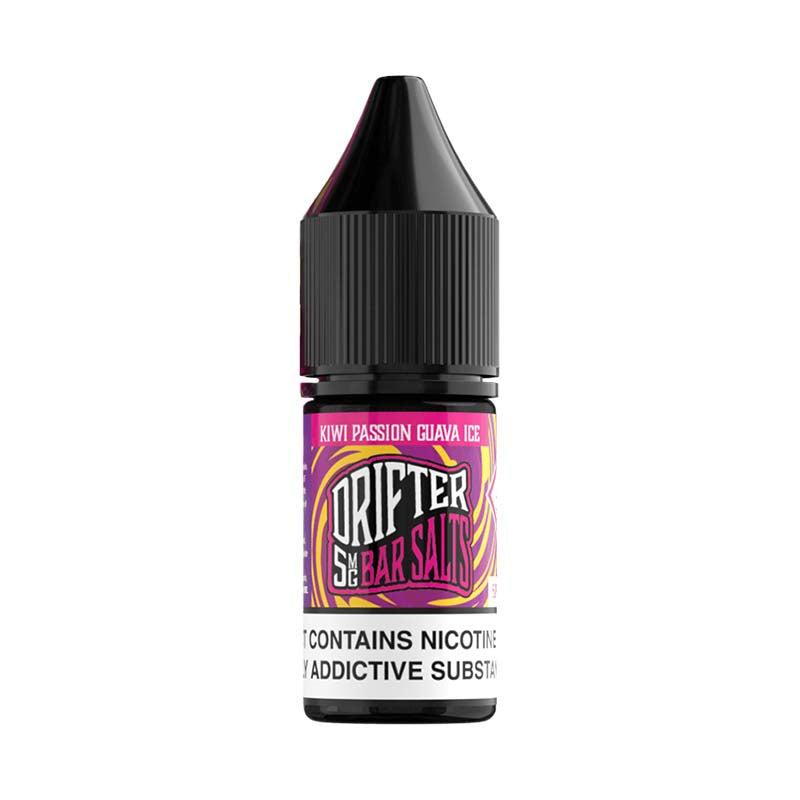 Drifter Bar Salts Nic Salts 5mg - Kiwi Passion Guava Ice 5mg 10ml Nic Salt Drifter