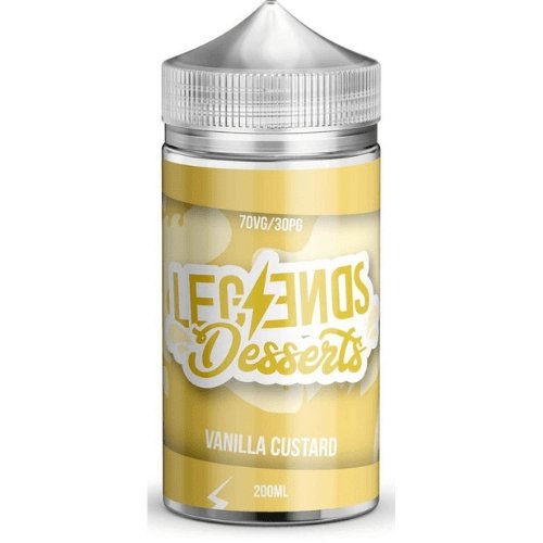 Legends Shortfill E-Liquid 200ml - Vanilla Custard E-Liquid Legends