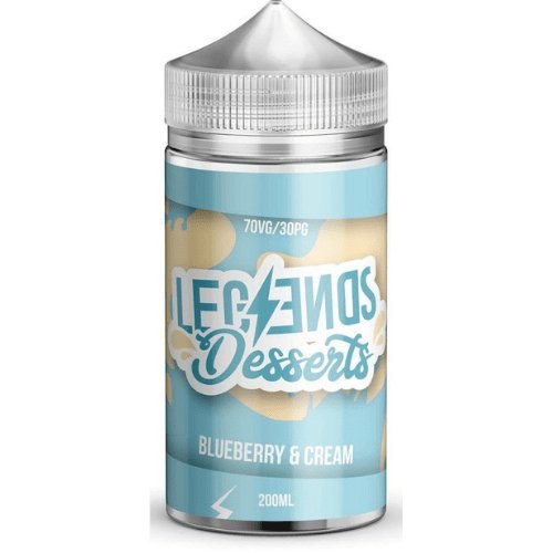 Legends Shortfill E-Liquid 200ml - Blueberry & Cream E-Liquid Legends