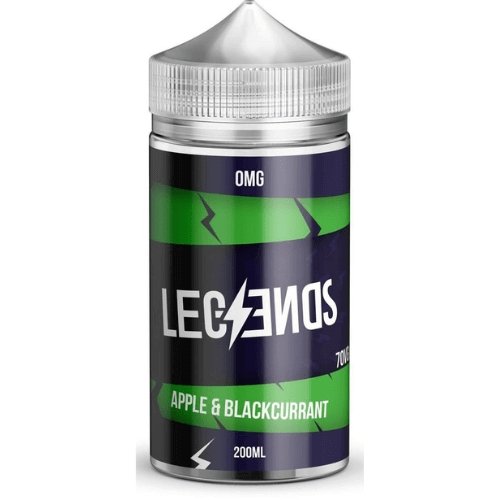 Legends Shortfill E-Liquid 200ml - Apple & Blackcurrant E-Liquid Legends Apple & Blackcurrant No