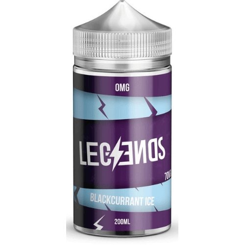 Legends Shortfill E-Liquid 200ml - Blackcurrant Ice E-Liquid Legends