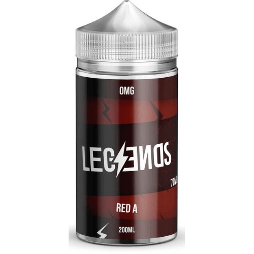 Legends Shortfill E-Liquid 200ml - Red A E-Liquid Legends