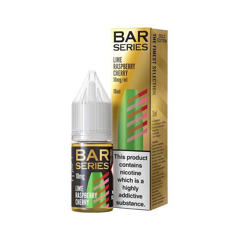 Bar Series Gold 10mg Nic Salt - Lime Raspberry Cherry 10mg 10ml Nic Salt Bar Series
