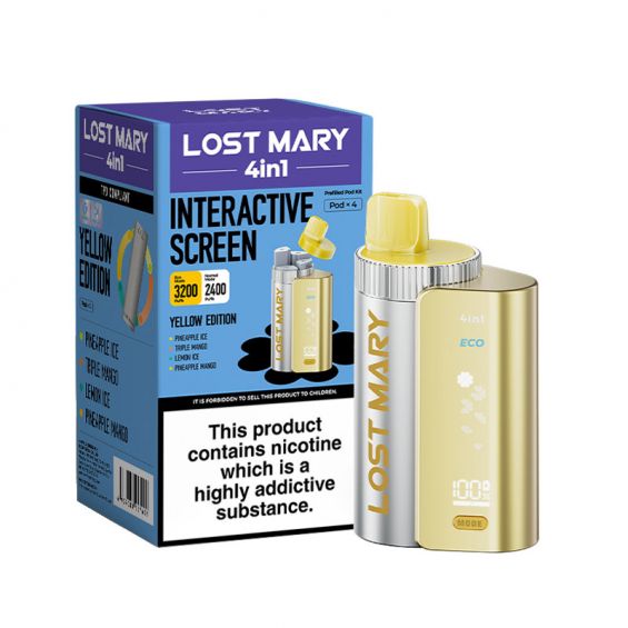 Lost Mary 4 in 1 - Yellow Edition Pod Kit Lost Mary Yellow Edition