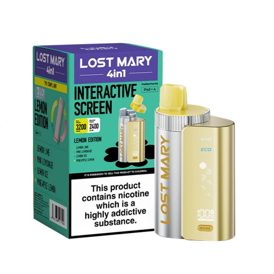 Lost Mary 4 in 1 - Lemon Edition Pod Kit Lost Mary Lemon Edition