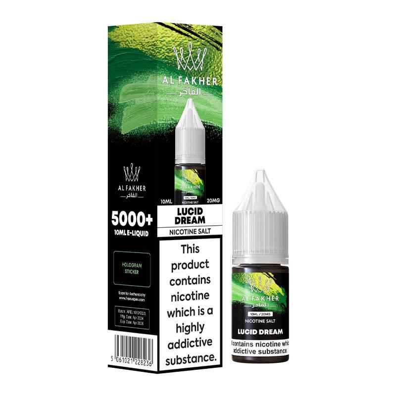 Al Fakher 5000+ 20mg Nic Salt - Lucid Dream 20mg 10ml Nic Salt Al Fakher