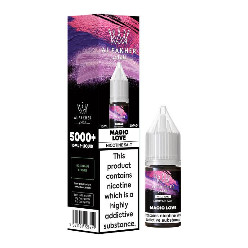 Al Fakher 5000+ 20mg Nic Salt - Magic Love 20mg 10ml Nic Salt Al Fakher