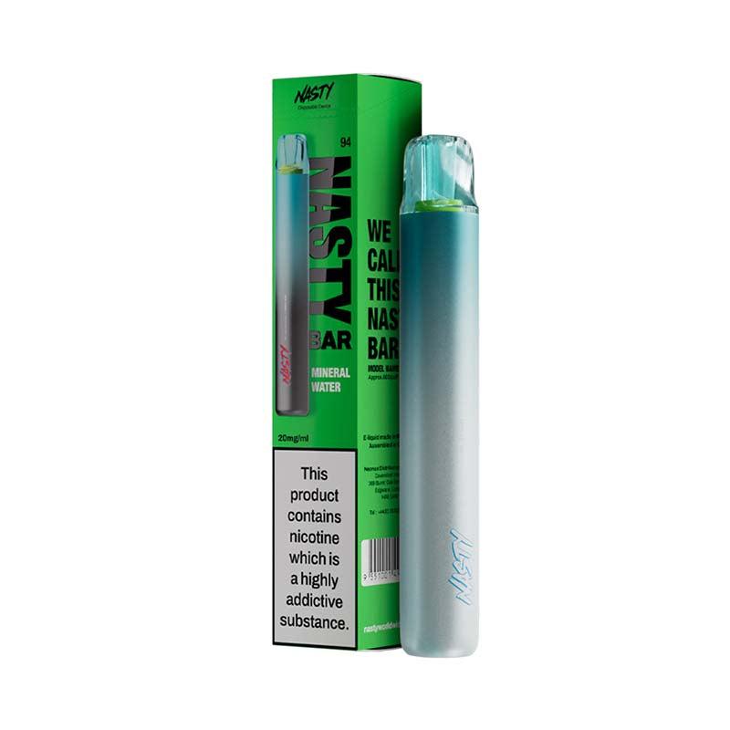 Nasty Bar DX2 Disposable Vape - Mineral Water 20mg Disposable Vape Nasty