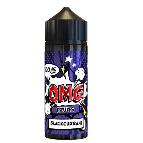 OMG Fruits 100ml Shortfill - Blackcurrant E-Liquid OMG