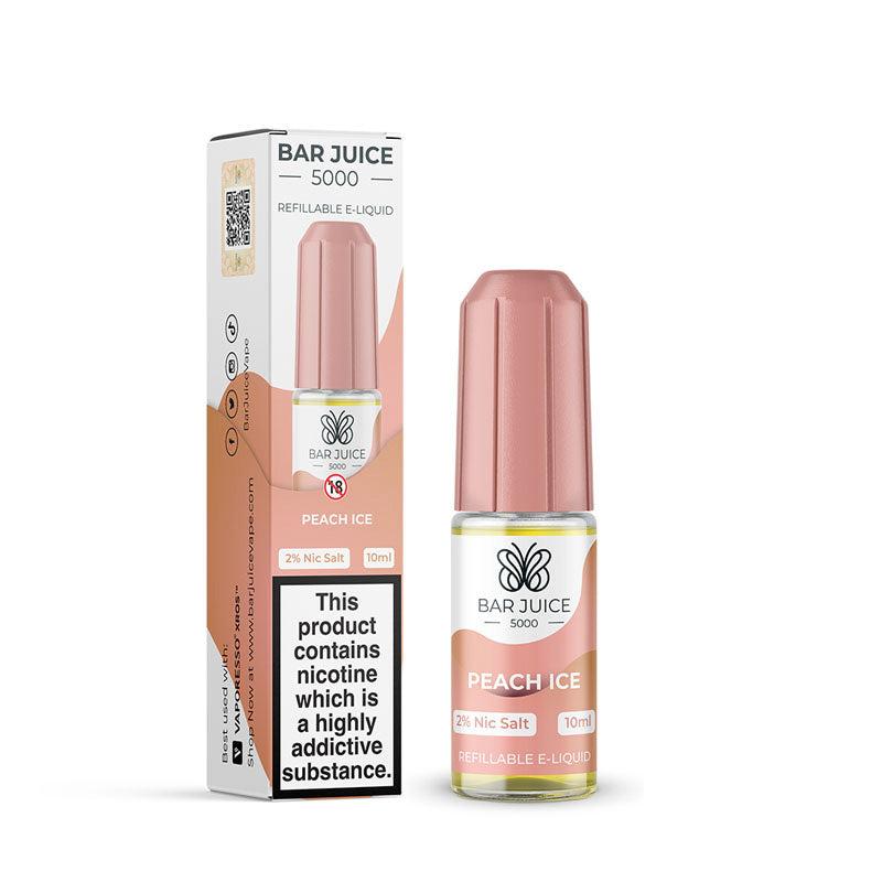 Bar Juice 5000 Peach Ice Nic Salt - 20mg 10ml Nic Salt Bar Juice 5000