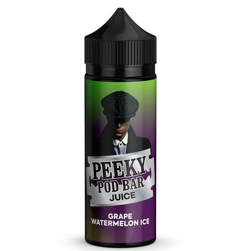 Peeky Blenders Pod Bar Juice Shortfill 100ml - Grape Watermelon Ice E-Liquid Peeky Blenders