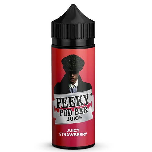 Peeky Blenders Pod Bar Juice Shortfill 100ml - Juicy Strawberry E-Liquid Peeky Blenders