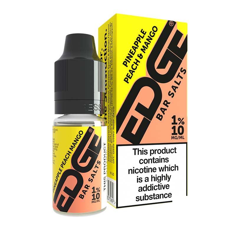 Edge Bar Salts Pineapple Peach Mango Nic Salts - 15mg 10ml Nic Salt Edge