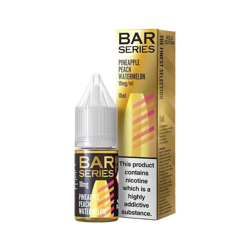 Bar Series Gold 10mg Nic Salt - Pineapple Peach Watermelon 10mg 10ml Nic Salt Bar Series