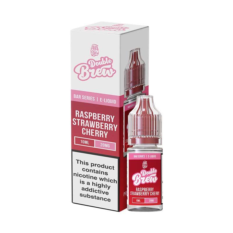 Ohm Brew Double Brew Bar Series 5mg Nic Salt - Raspberry Strawberry Cherry 5mg 10ml Nic Salt Ohm Brew