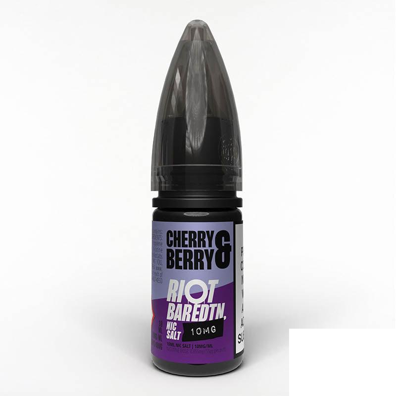 Riot E-Liquid Bar Edition Nic Salts 10mg - Cherry Berry 10mg 10ml Nic Salt Riot E Liquid