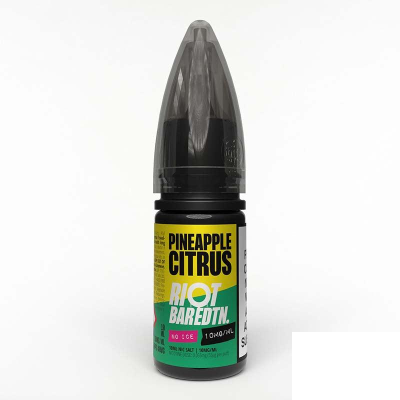 Riot E-Liquid Bar Edition Nic Salts 10mg - Pineapple Citrus 10mg 10ml Nic Salt Riot E Liquid