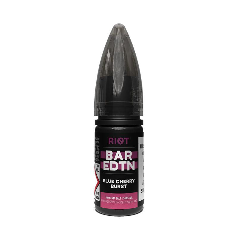 Riot Squad Blue Cherry Burst Bar Edition Nic Salt - 5mg 10ml Nic Salt Riot E Liquid