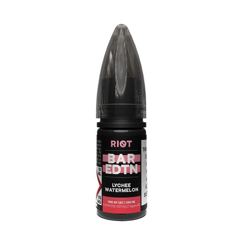 Riot Squad Lychee Watermelon Bar Edition Nic Salt - 10mg 10ml Nic Salt Riot E Liquid