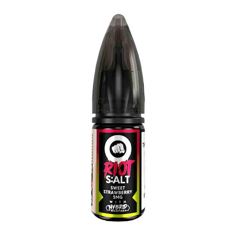Riot Squad Sweet Strawberry Hybrid Nic Salt - 10mg 10ml Nic Salt Riot E Liquid