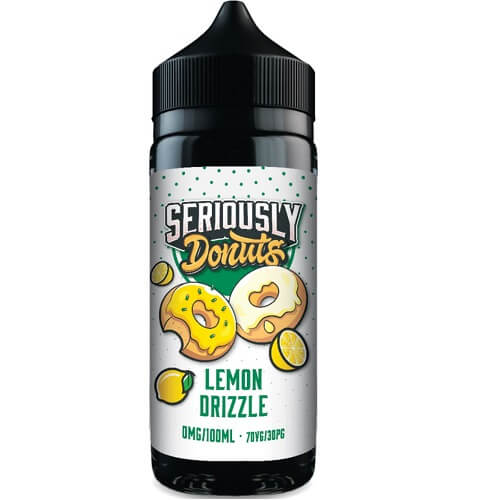 Seriously Donuts Shortfill 100ml E-Liquid - Lemon Drizzle E-Liquid Seriously