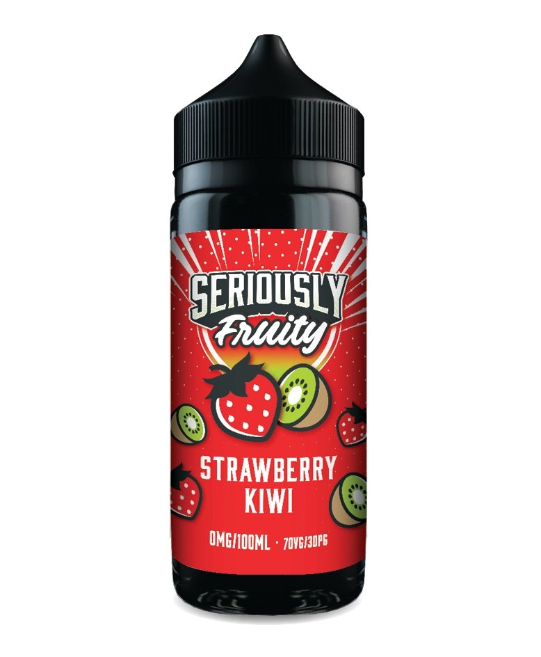 Seriously Fruity 100ml Shortfill - Strawberry Kiwi E-Liquid Doozy Vape Strawberry Kiwi