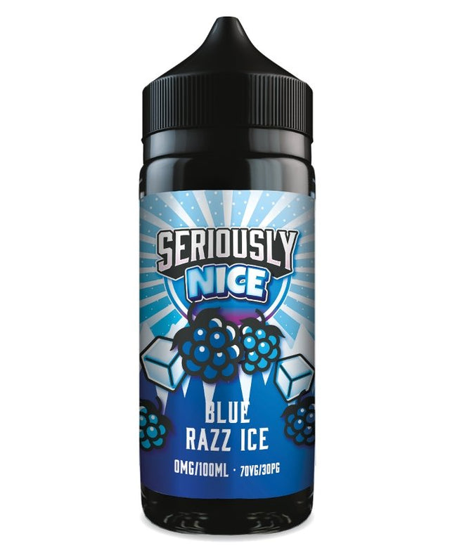 Seriously Nice 100ml Shortfill - Blue Razz Ice E-Liquid Doozy Vape