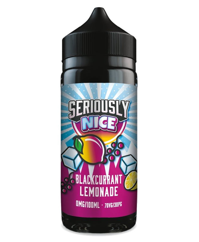 Seriously Nice 100ml Shortfill - Blackcurrant Lemonade E-Liquid Doozy Vape