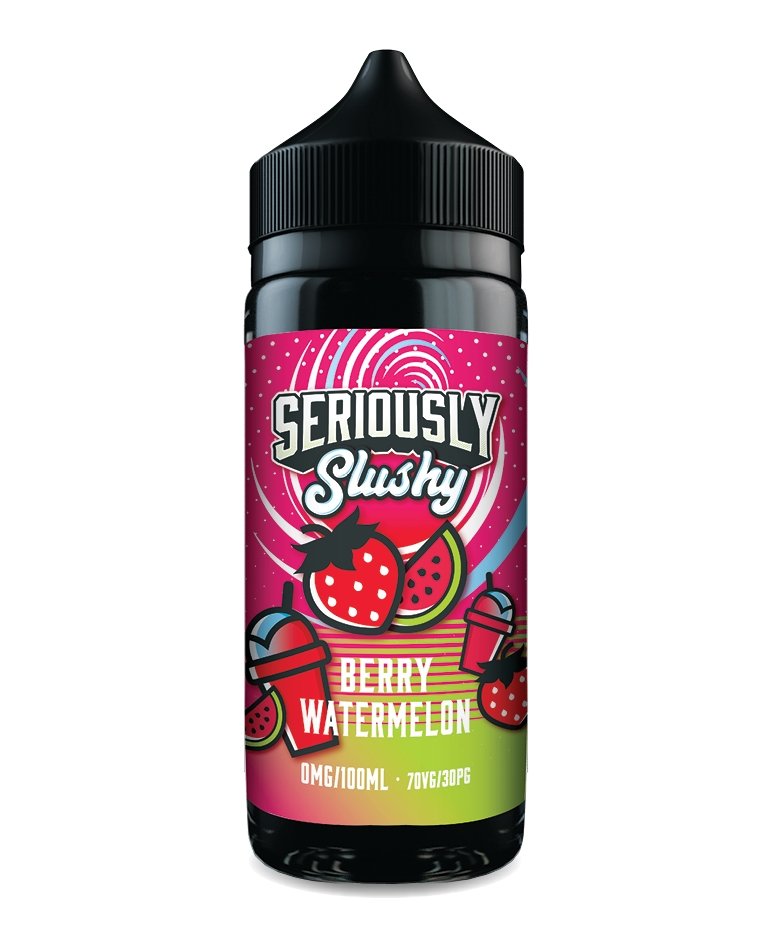 Seriously Slushly 100ml Shortfill - Berry Watermelon E-Liquid Doozy Vape Berry Watermelon