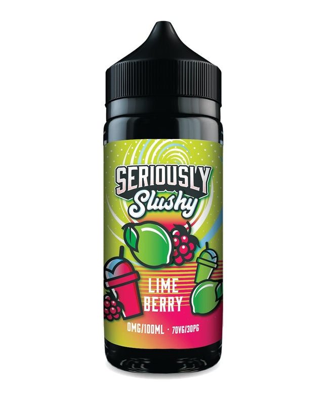 Seriously Slushly 100ml Shortfill - Lime Berries E-Liquid Doozy Vape